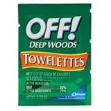 Off! Deep Woods Insect Repellent Wipes, 20 Towelettes