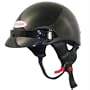 Outlaw Half Helmet - Black Glossy - Small