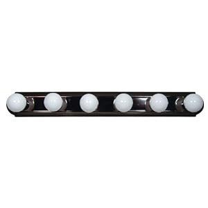 Yosemite Home Decor 4506DB 35.5-Inch 6-Light Bathroom Vanity, Dark Brown by Yosemite Home Decor