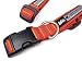 REI Adventure Woven Nylon Tublar Webbing Side-release Dog Collar - Mesa Orange / Medium (10.5 - 16.5 L x 1 W)