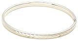 Sterling Silver Etched Bracelet
