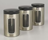 KITCHEN CANISTERS SS 3PK