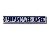 DALLAS MAVERICKS "DALLAS MAVERICKS CT" Authentic METAL STREET SIGN (6" X 36")