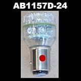 LED Light bulb for automotive applications, 24LED 1157 12V, Red