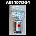 LED Light bulb for automotive applications, 24LED 1157 12V, Red