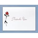 Red Rose Thank You Cards
