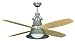 Craftmade UN52GV Union 52 Inch Ceiling Fan, Galvanized Motor with Light Oak Blades and integrated CFL Light Kit