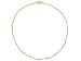10KT 1MM DIAMOND CUT OVAL LINK ANKLET