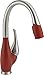 Delta Faucet 9158-SR-DST Fuse, Single Handle Pull-Down Kitchen Faucet, Stainless/Red