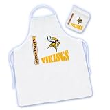 MINNESOTA VIKINGS OFFICIAL CHEF'S APRON + OVEN MITT