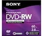 O SONY O - Disk - DVD-RW - 2.8GB - 8CMDouble-Sided - single pk w/ hang tab - Sold As Each