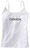 CANADA - Country Series - White Women's / Girls Camisole (Girlie / Babydoll)