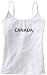 CANADA - Country Series - White Women's / Girls Camisole (Girlie / Babydoll)