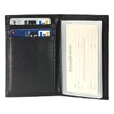 Bosca Nappa Vitello 8 Pocket Credit Card Case (Black )