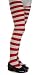 Red and White Stripe Tights