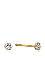 PARIS VENDOME Pendientes Puces Effet oro amarillo 18 ct