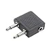 Skytronic 758480 Airplane Headphone Socket Adaptor