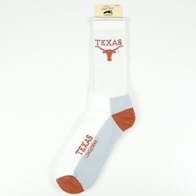 Buy TEXAS LONGHORNS OFFICIAL TEAM LOGO SOCKS SZ L by For Bare Feet