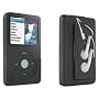 DLO PodFolio Leather Case for 30 GB and 60 GB iPod 5G (Black)
