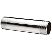 Chrome-Plated Brass Pipe Fitting, Nipple, Schedule 40, NPT