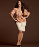 INC International Concepts? Plus Size Kimono-Sleeve Top & Bermuda Shorts