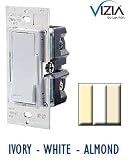 Leviton 000-VZI06-1LX Vizia 600-Watt Incandescent Dimmer 120 VAC, White
