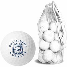 Connecticut Huskies 15 Golf Ball Clear Pack