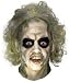 Beatlejuice TM Overhead Latex Mask with Hair Costume Accessory