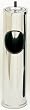 Chrome Floor Standing Ashtray Trash Can Indoor Outdoor