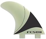 FCS Occy Glass Flex Surfboard Tri-fin Set White/Black