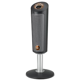Lasko 753500 30-Inch Digital Ceramic Oscillating Pedestal Heater with Remote Control