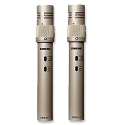 Shure KSM141SL Dual Pattern Condenser Microphone (Matched Pair)