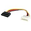 StarTech 6in 4 Pin Molex to SATA Power Cable Adapter (SATAPOWADAP)