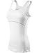 Neleus Women's 3 Pack Dry Fit Compression Shirt,3 Pack:Black,Grey,White,Small