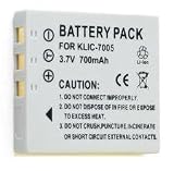 KLIC-7005 Battery For Benq X600, Kodak EasyShare C763, Ricoh Caplio 10G, HP Photosmart R742, Konica Minolta Dimage X1, Panasonic Lumix DMC-FX7, DMC-FX2