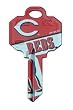 Cincinnati Reds Schlage SC1 House Key