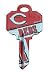 Cincinnati Reds Schlage SC1 House Key
