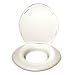 Big John Toilet Seat Closed Front with Lid, Biscuit
