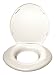 Big John Toilet Seat Closed Front with Lid, Biscuit