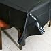 Black Plastic Tablecover