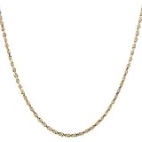 AuraGento Two-Tone 18in & 2mm Rope Necklace