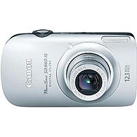 Canon PowerShot SD960IS 12.1 MP Digital Camera with 4x Wide Angle Optical Image Stabilized Zoom and 2.8-inch LCD (Silver)