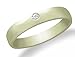 10k Yellow Gold Solitaire Diamond Band Ring (0.03