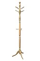 Premier Housewares 188 cm Floor Standing Coat Stand, Rubberwood