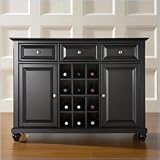 Crosley Furniture KF42001DBK Cambridge Buffet Server Cabinet