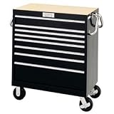 8-Drawer Tool Cart - Black