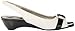 Anne Klein Sport Women's Burle Synthetic Dress Pump,White/Black,10 M US