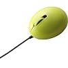 ELECOM EGG MOUSE MINI 3�{�^�� ���w�� �O���[�� M-EG2URGN