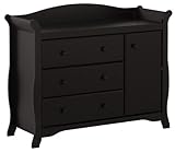 Stork Craft Aspen Combo Dresser Chest, Black