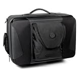 Professional Disc Jockey CD Case in Black Color, Approximately 20W X 11L X 13H